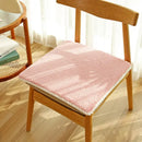 Plush cream lamb’s wool chair cushion dining room comfort by Decorbites