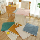 Plush cream lamb’s wool chair cushion dining room comfort by Decorbites