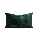 Plush dark grain velvet pillow cover living room decor by Decorbites