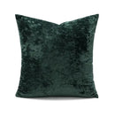Plush dark grain velvet pillow cover living room decor by Decorbites