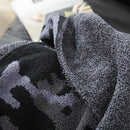 GobekUsa Camouflage Knitted Throw Blanket