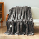 GobekUsa Double-Layer Warm Blanket: Flannel & Lamb Wool Sofa Blanket