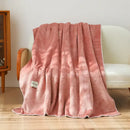 GobekUsa Double-Layer Warm Blanket: Flannel & Lamb Wool Sofa Blanket
