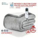 GobekUsa Electric Heated Blanket Throw: 10 Temp Settings, Auto Shut Off, Machine Washable