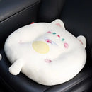 Plush gray cat shark cushion kids room seat pad by Decorbites