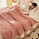 GobekUsa Coral Fleece Blanket: Super Soft Single Size Sofa Cover for Office, Cozy Nap Blanket