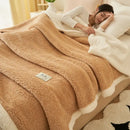 GobekUsa Coral Fleece Blanket: Super Soft Single Size Sofa Cover for Office, Cozy Nap Blanket