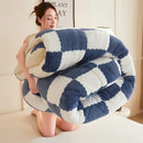 GobekUsa Cozy Checkerboard Duvet Blanket for Winter Warmth and Comfort