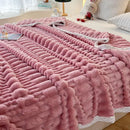 GobekUsa Bamboo Velvet Blanket: Soft Flannel Sofa Cover & Shawlecessory