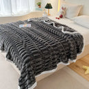 GobekUsa Bamboo Velvet Blanket: Soft Flannel Sofa Cover & Shawlecessory