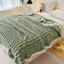 GobekUsa Bamboo Velvet Blanket: Soft Flannel Sofa Cover & Shawlecessory