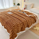 GobekUsa Bamboo Velvet Blanket: Soft Flannel Sofa Cover & Shawlecessory