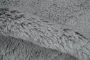 Gray Hand Woven Wool Area Rug - Modern Solid Design Contemporary by The Rug Decor