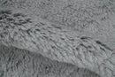 Gray Modern Solid Design Hand Woven Wool Area Rug