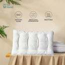 GobekUsa Double Layer Fiber Pillow: Soft & Fluffy Hotel Adult Neck Pillow for All Sleepers