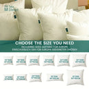 GobekUsa Goose Feather Insert Pillow - White, Bed & Couch Decorative Pillows