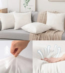GobekUsa Goose Feather Insert Pillow - White, Bed & Couch Decorative Pillows