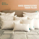 GobekUsa Goose Feather Insert Pillow - White, Bed & Couch Decorative Pillows