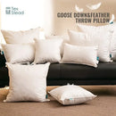 GobekUsa Goose Feather Insert Pillow - White, Bed & Couch Decorative Pillows
