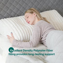 GobekUsa Headboard Wedge Pillow - Triangular Bed Rest Support & Reading Bolster