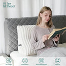 GobekUsa Headboard Wedge Pillow - Triangular Bed Rest Support & Reading Bolster
