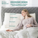 GobekUsa Headboard Wedge Pillow - Triangular Bed Rest Support & Reading Bolster