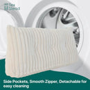 GobekUsa Headboard Wedge Pillow - Triangular Bed Rest Support & Reading Bolster