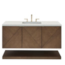 James Martin Marcello 48" Floating Single Bathroom Vanity, Chestnut