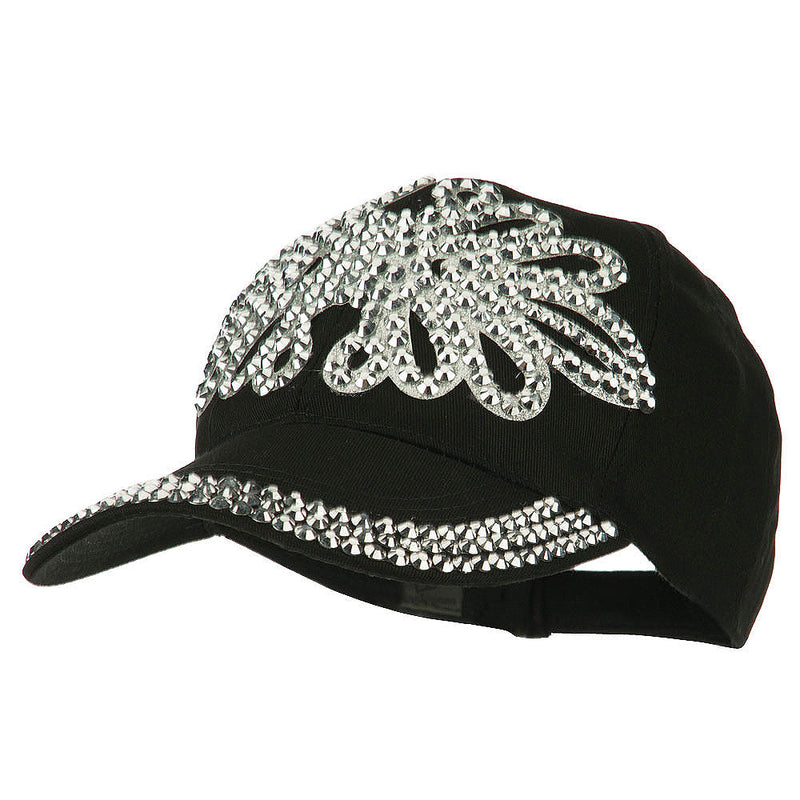 Stone Paisley Motif Baseball Cap