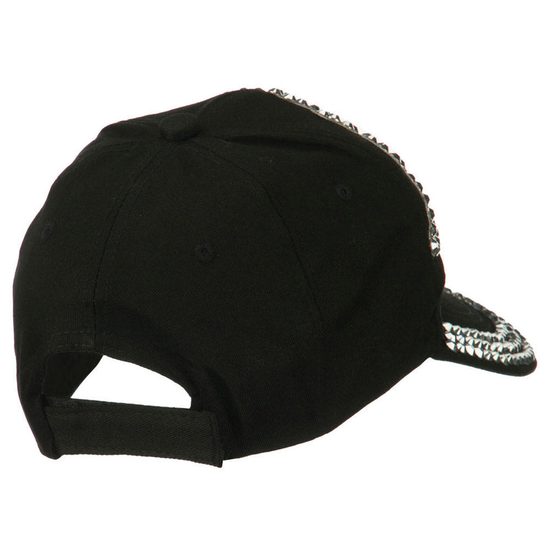 Stone Paisley Motif Baseball Cap