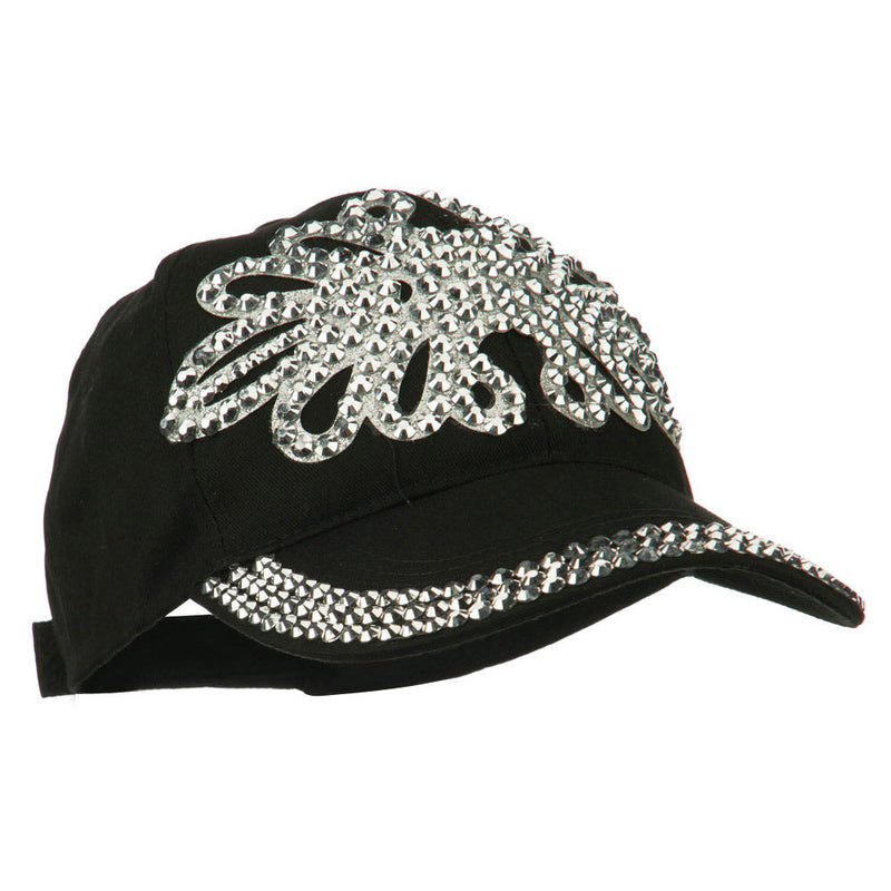 Stone Paisley Motif Baseball Cap