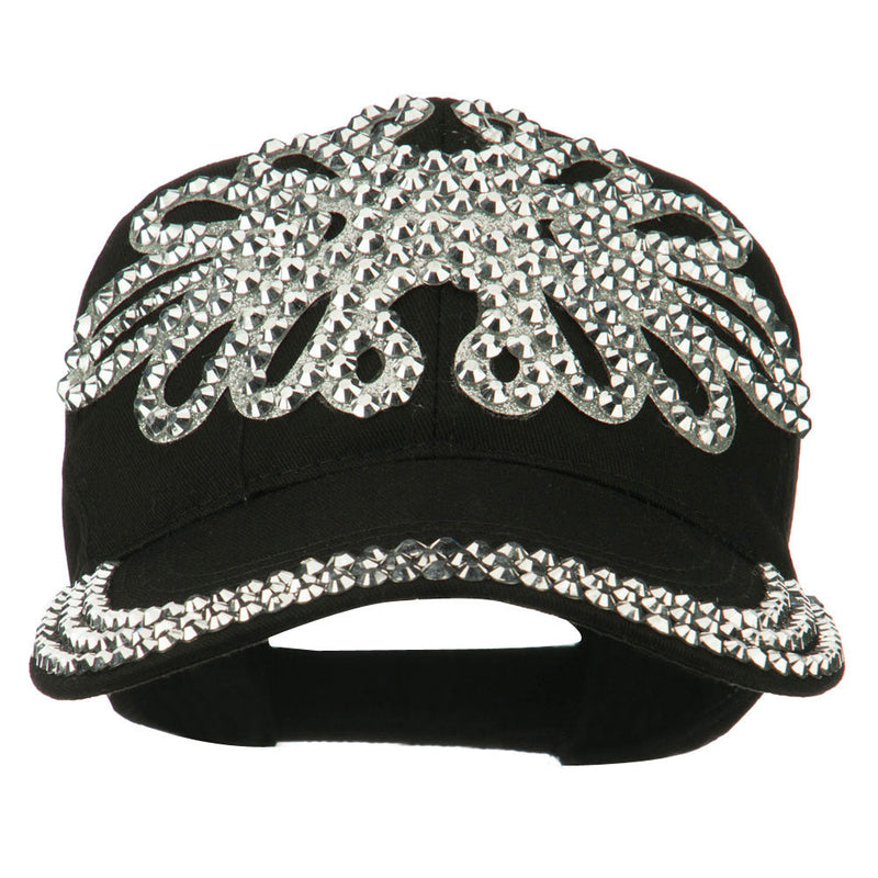Stone Paisley Motif Baseball Cap