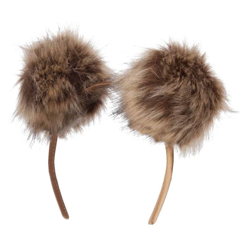 Pom Poms Accented Headband