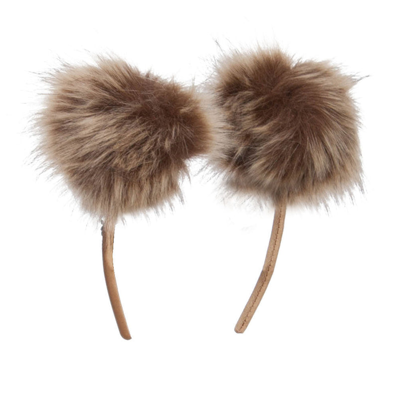 Pom Poms Accented Headband