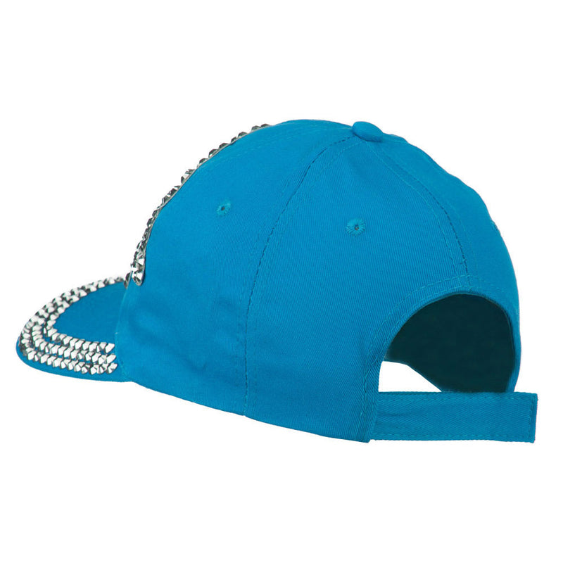 Stone Paisley Motif Baseball Cap