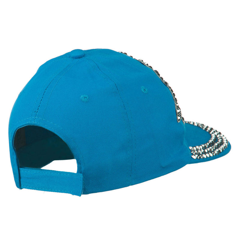 Stone Paisley Motif Baseball Cap