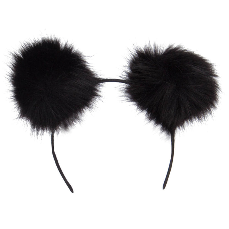 Pom Poms Accented Headband