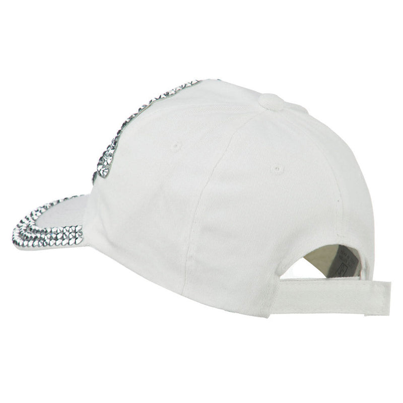 Stone Paisley Motif Baseball Cap
