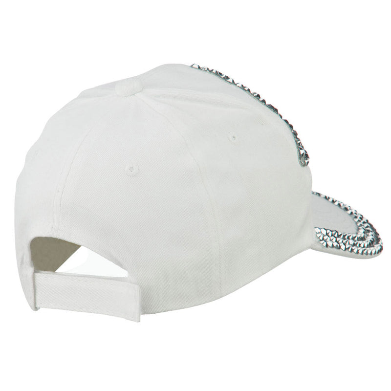 Stone Paisley Motif Baseball Cap