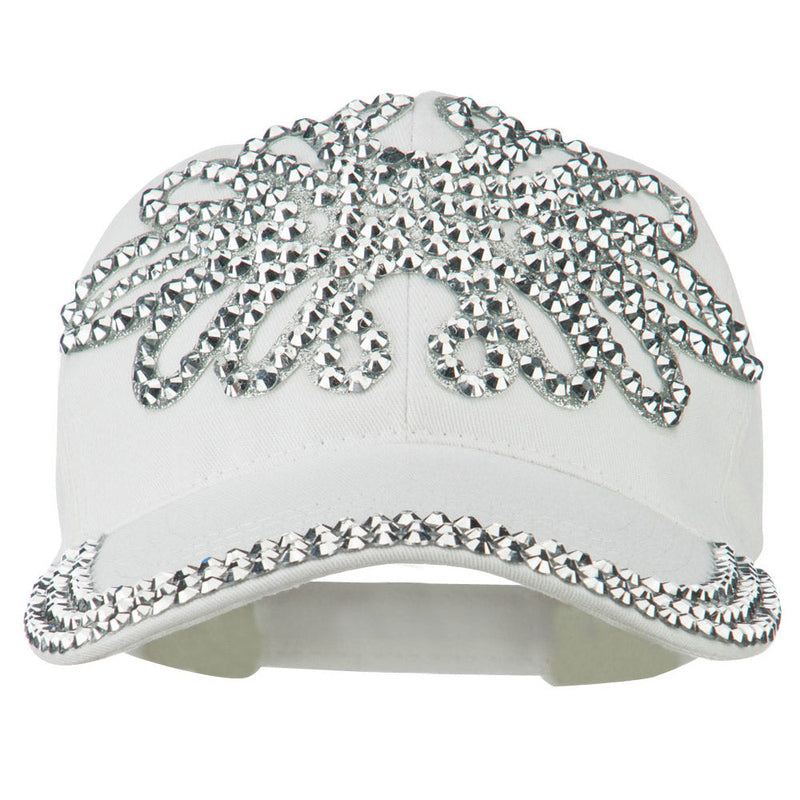 Stone Paisley Motif Baseball Cap