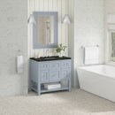 James Martin Breckenridge 36" Single Bathroom Vanity, Serenity Blue
