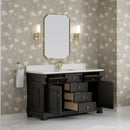 James Martin Brookfield 60" Single Bathroom Vanity, Black Onyx