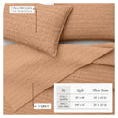 100% Cotton Honeycomb Waffle Garment Washed Quilt Set - Genevieve Collection by Great Bay Home