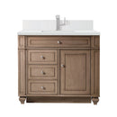 James Martin Bristol 36" Single Bathroom Vanity, Whitewashed Walnut