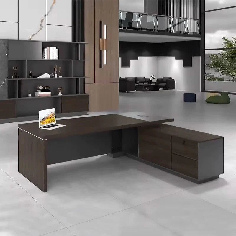 Anton · 8′ Executive L-Shaped Desk, photo 3 of 11
