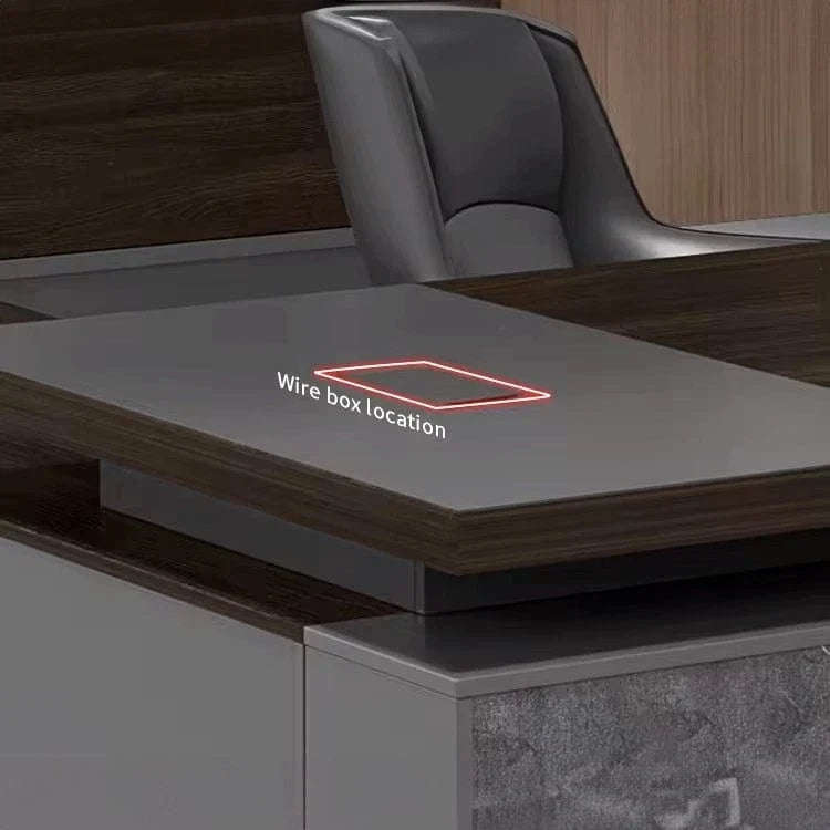 Anton · 8′ Executive L-Shaped Desk, photo 6 of 11