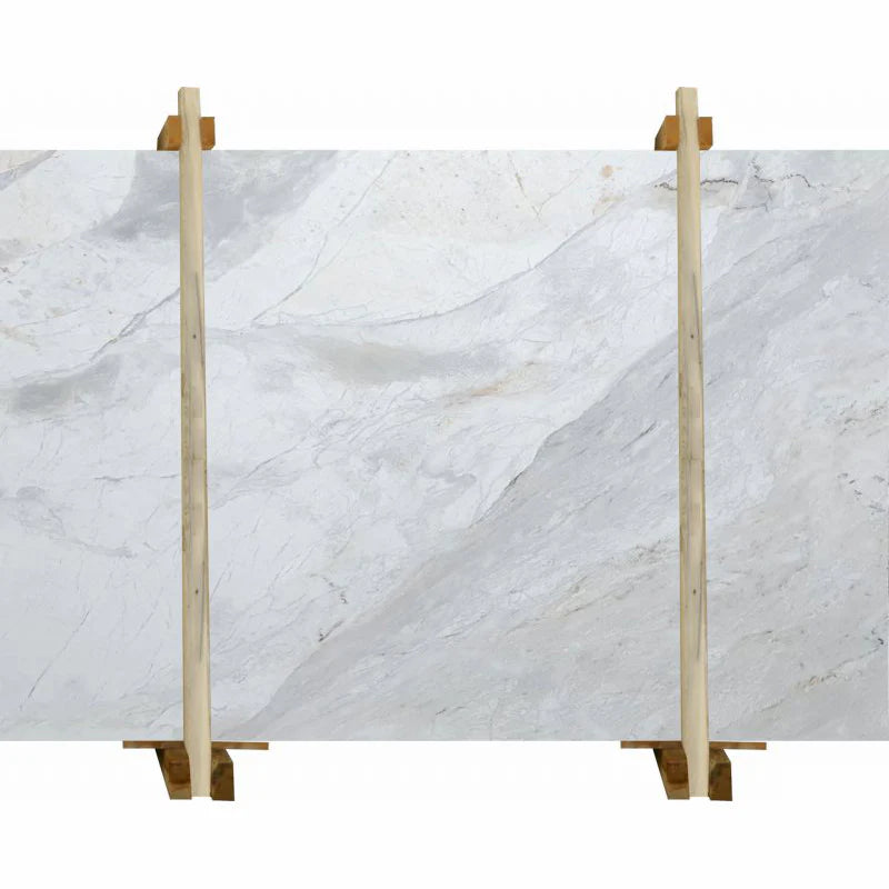 Polar White Bookmatching Polished Marble Slab