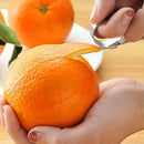 Polished stainless steel citrus peeler kitchen zester ring by Decorbites