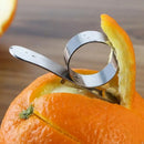 Polished stainless steel citrus peeler kitchen zester ring by Decorbites