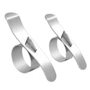 Polished stainless steel citrus peeler kitchen zester ring by Decorbites
